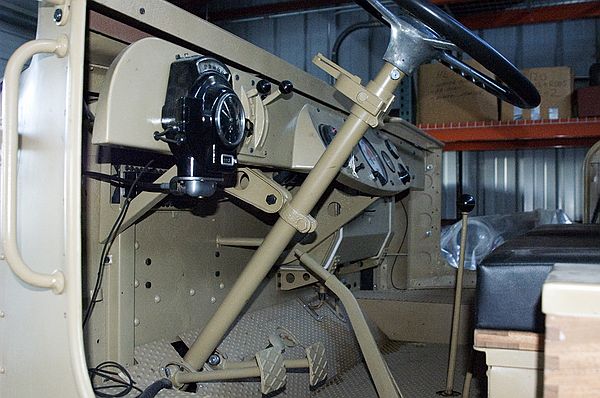 8 ton German WWII halftrack -- dashboard