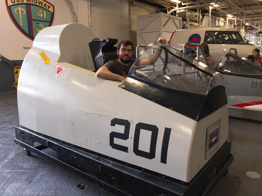 APC_0878------Adam and Mark at the USS Midway museum in San Diego-------September 08, 2017