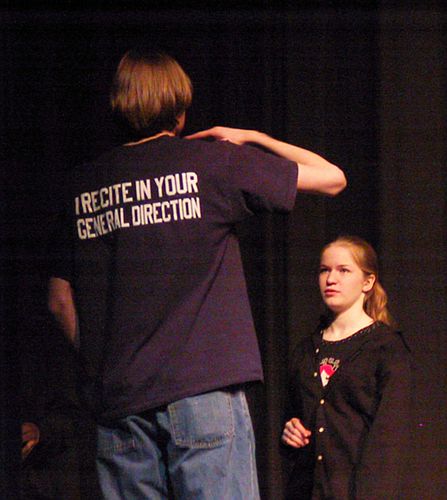 Aren't salutes supposed to end up at your forehead?